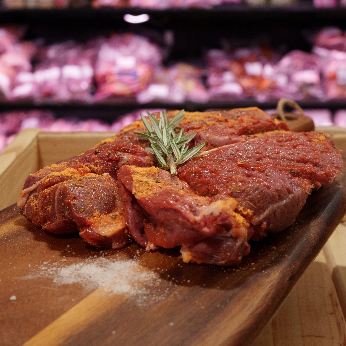Free Range Mint and Rosemary Butterfly Lamb Leg (1kg)