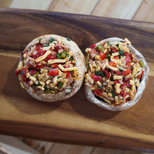 2 Stuffed Mushrooms