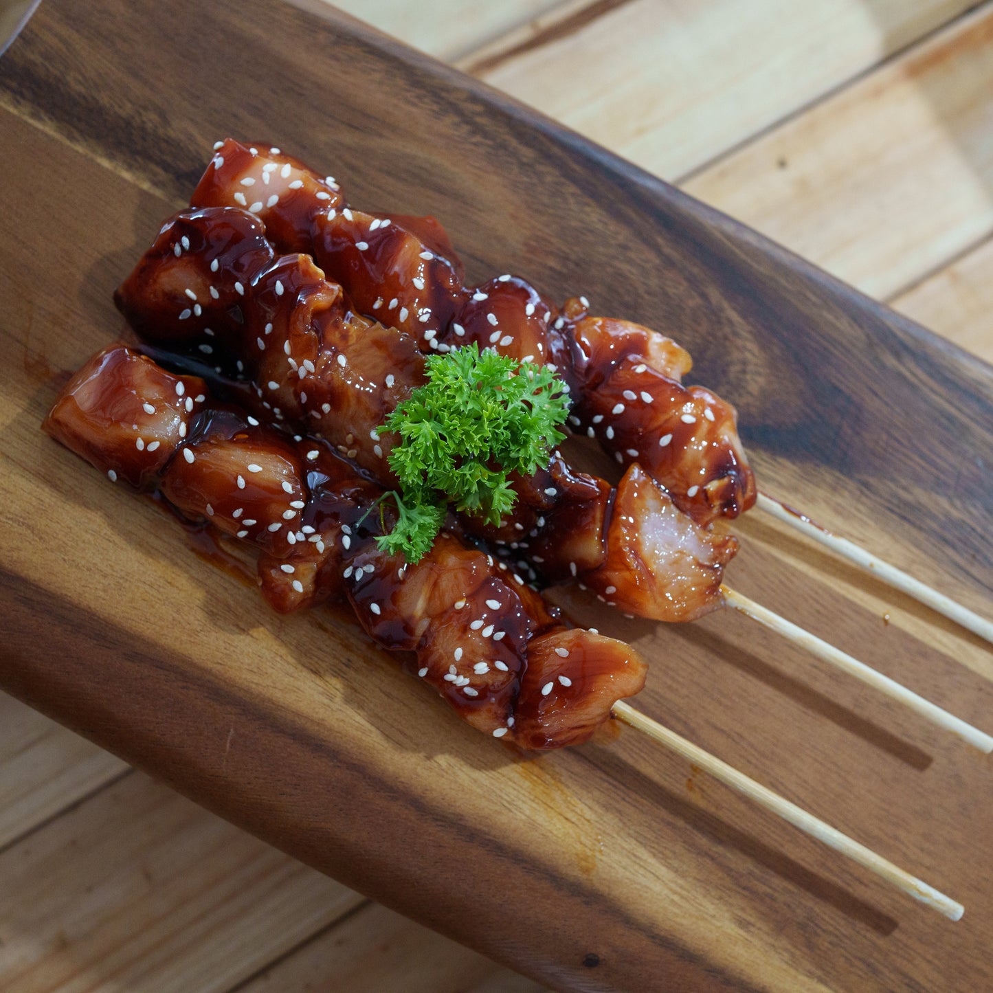 Honey Soy Chicken Kebabs