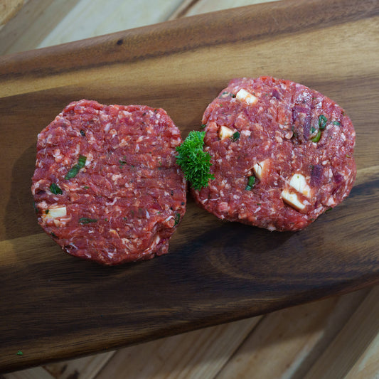 2 Beef Wagyu, Beetroot & Cheese Burger