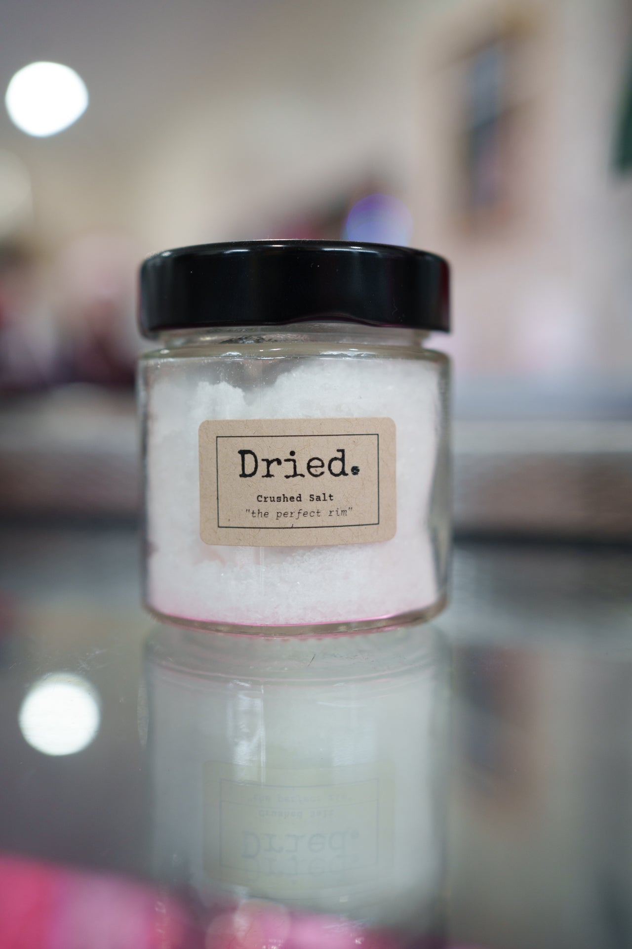 Dried. Crushed Salt